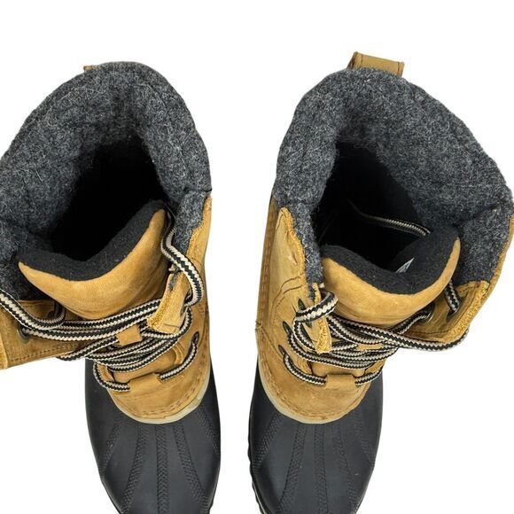 Sorel Slimpack Lace II Winter Boot Elk Tan Brown Nubuck Leather Women’s Size 8.5 - Picture 8 of 11